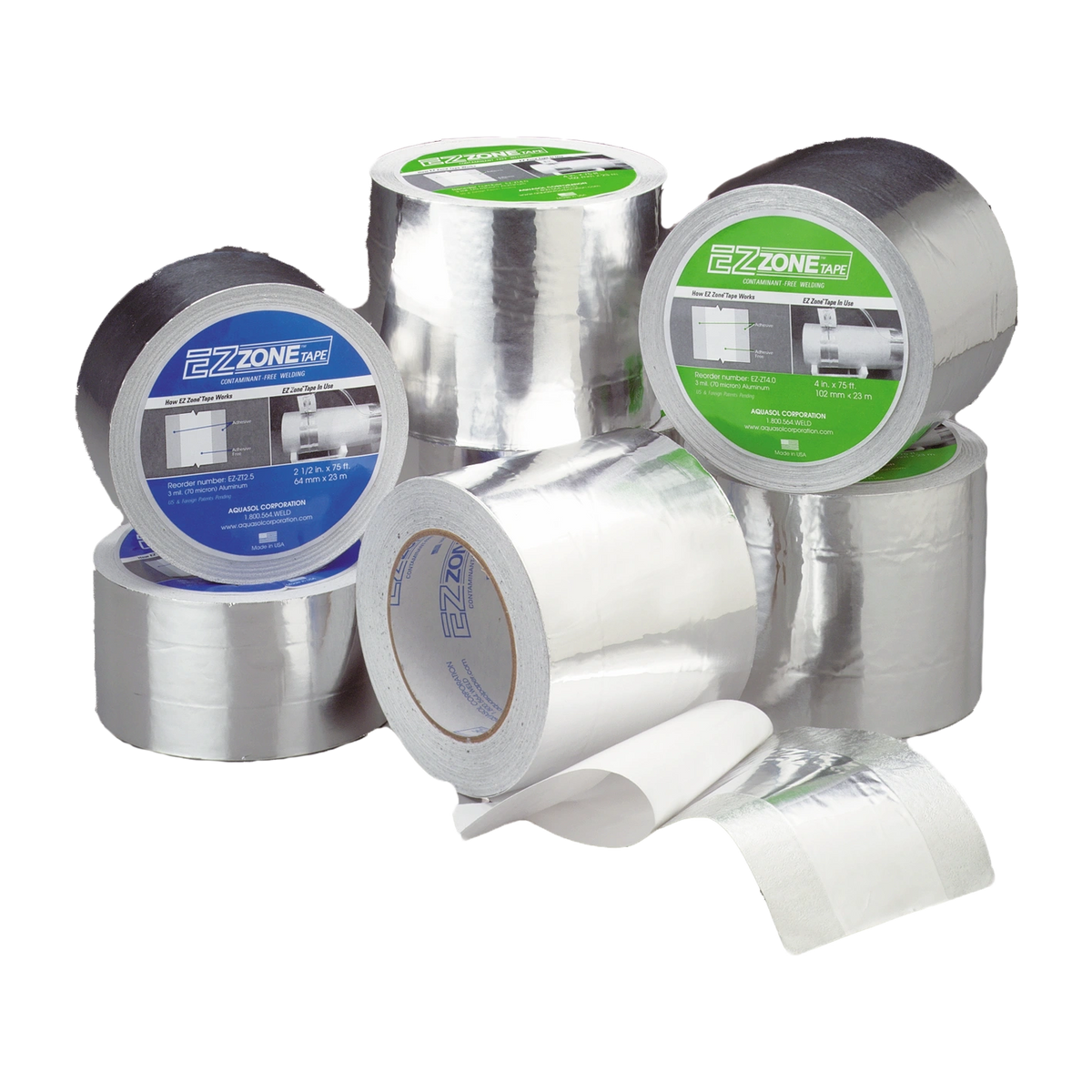 EZ Zone® Tape Adhesive Free Center Aluminum Tape